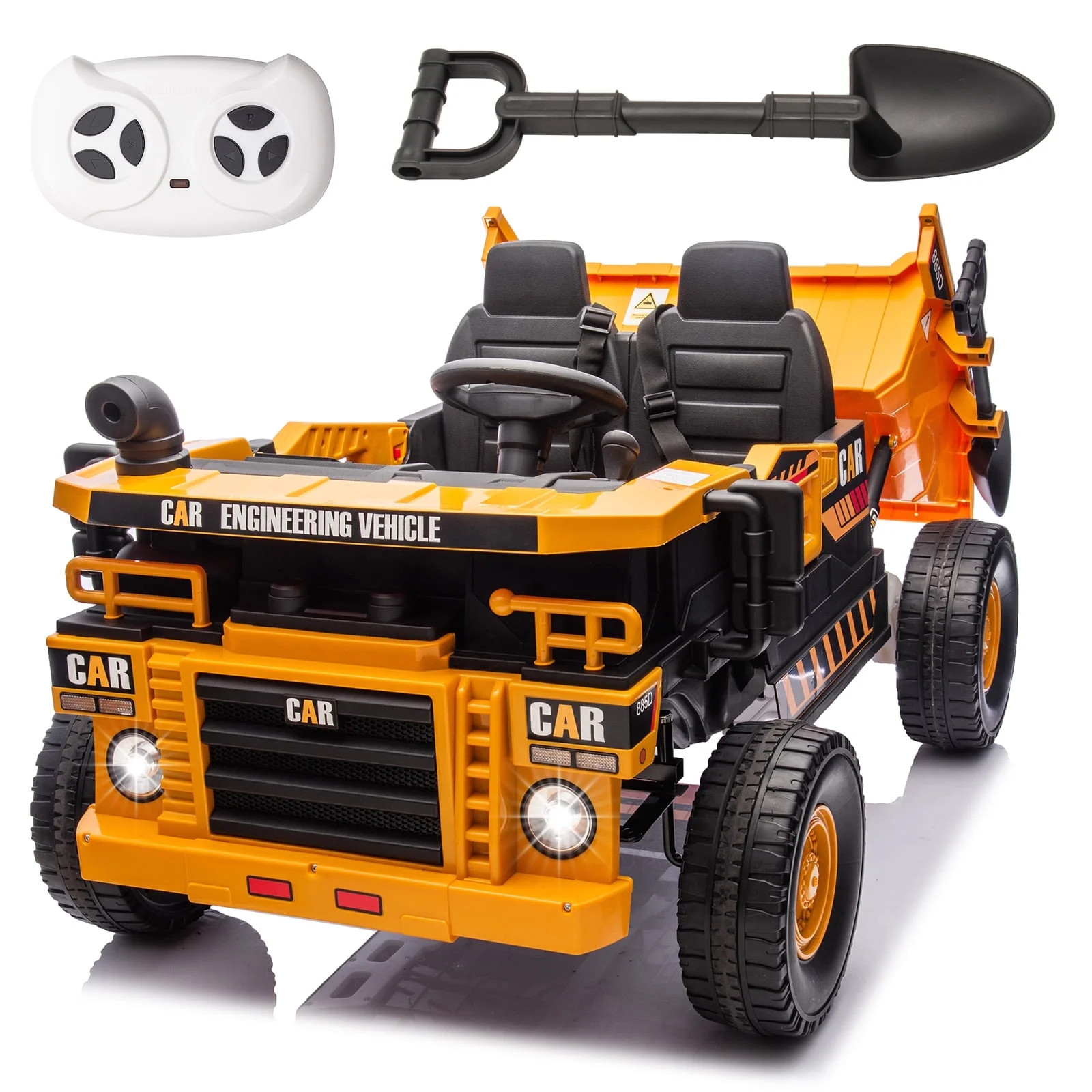 FINITO 24V Ride on Dump Truck Toy, Ride on Construction Vehicles with Electric Dump Bed, 4WD Kids... | Walmart (US)