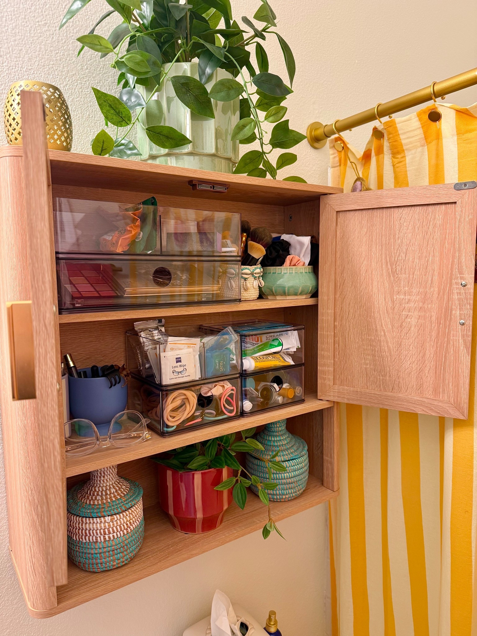 Love these storage containers. Fit perfect in this cabinet. 

#LTKHome