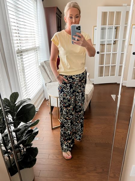 This outfit didn’t work for me but I really like the pants. They are a tad short waisted though. True to size. 

#LTKsalealert #LTKover40 #LTKfindsunder100