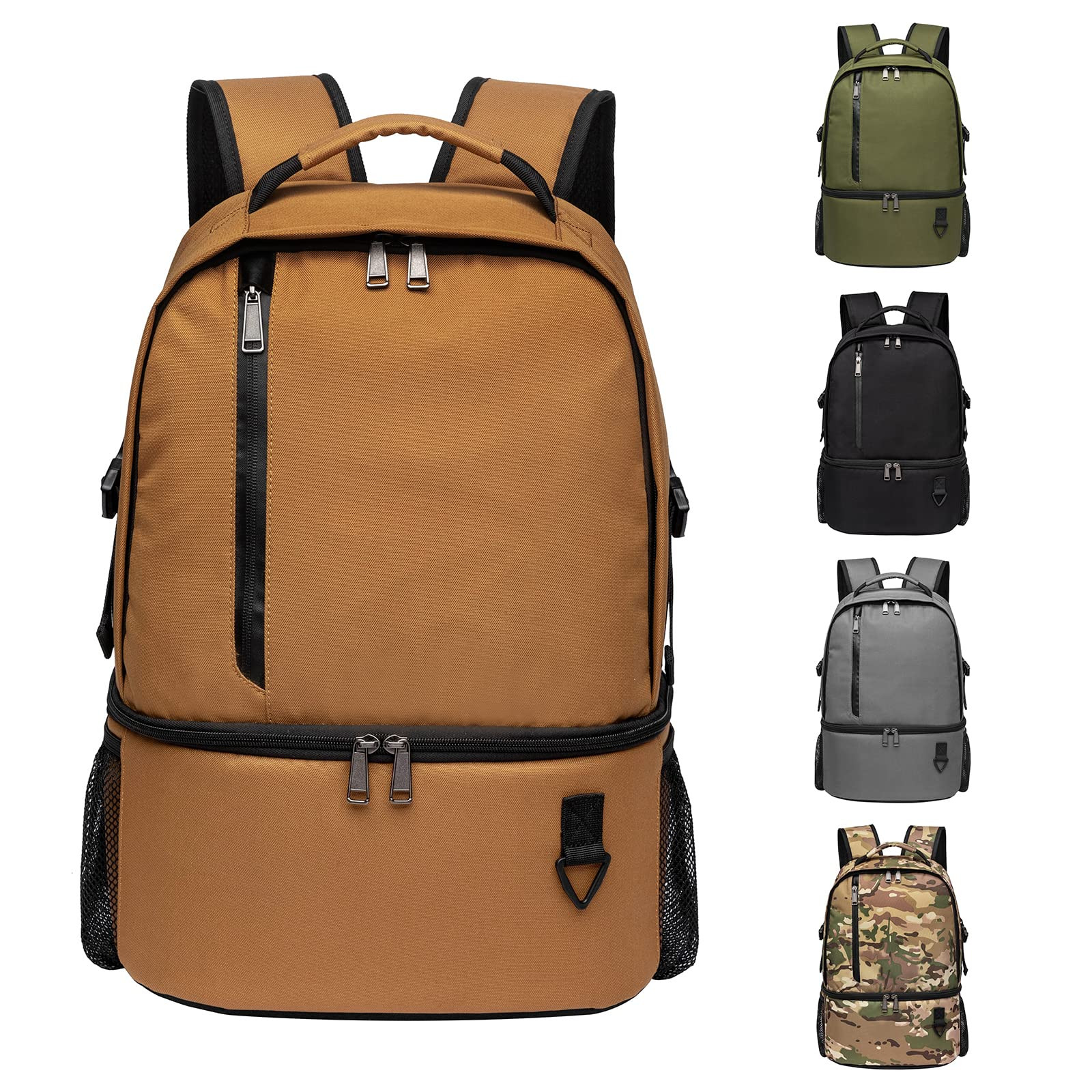 TUGUAN Insulated Cooler Backpack 38 Cans Double Deck Leakproof Lightweight Soft Lunch Backpack Sm... | Amazon (US)