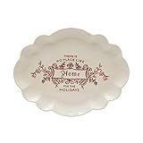 Amazon.com: Stoneware Scalloped Platter "There's No Place Like Home", Cream and red : Home & Kitc... | Amazon (US)