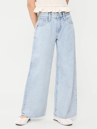Super Baggy Wide-Leg Jeans for Girls | Old Navy (US)