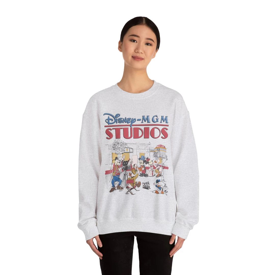 Retro MGM Studios Sweatshirt, , Vintage Disney Shirt, Mickey and Friend Shirt, Disneyland Trip Sh... | Etsy (US)