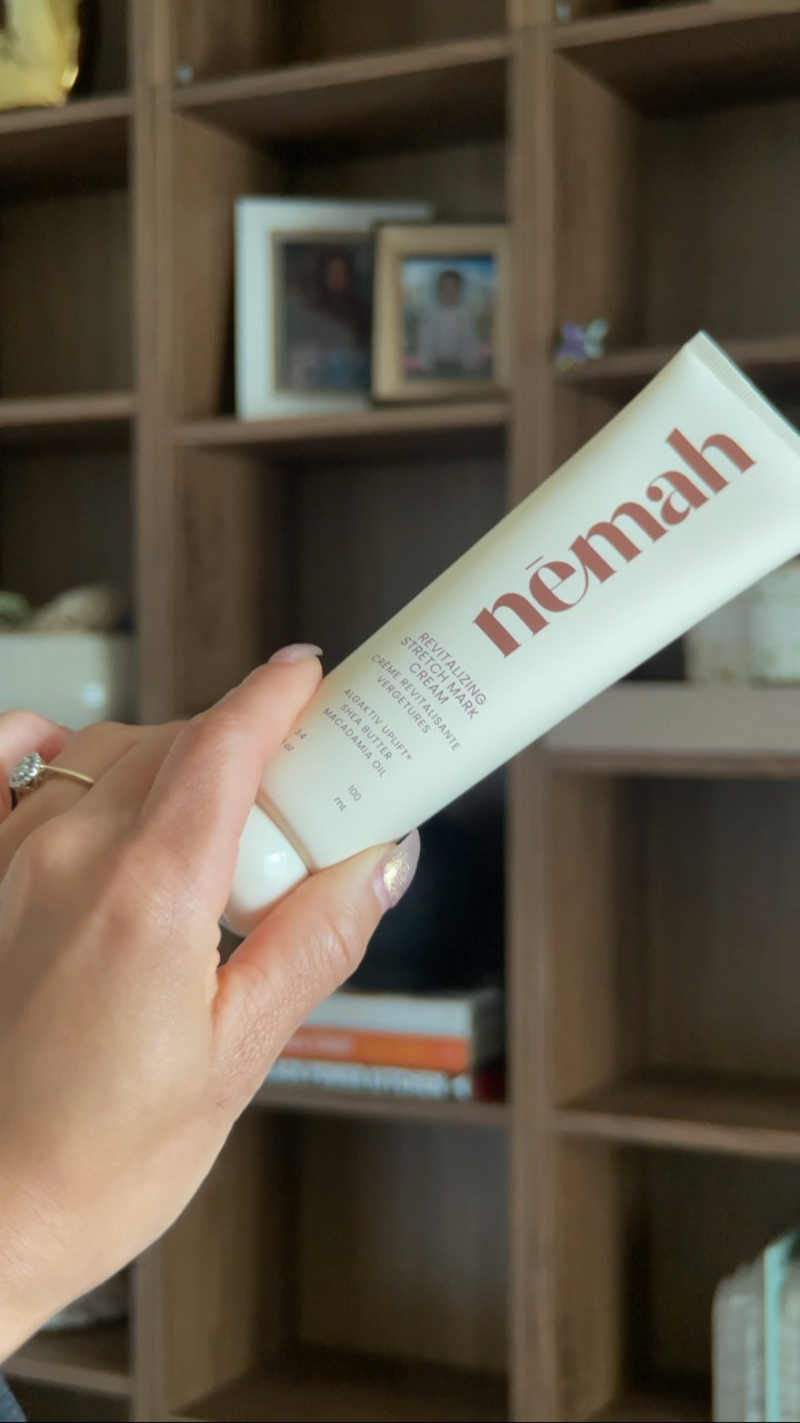 Let’s talk pregnancy skin for a second 👀

One of the questions I get the MOST is: 
“Did you do anything to prevent stretch marks?”

Short answer: ABSOLUTELY!

I used the Revitalizing Stretch Mark Cream from Nēmah during my pregnancy. Was I perfectly consistent every single day? Nope 😅

But a few times a week, I’d take a moment to massage it into my belly — slowing down while connecting with my baby bump.

I also remember how itchy my belly would get as it stretched. My hubby was adamant about me not scratching it 😂 so this cream became my go-to for soothing my skin instead.

I fell in love with the texture and consistency, and the fact that it didn’t leave my skin greasy. It kept my skin feeling really hydrated and comfortable, and I didn’t end up getting stretch marks which was a good surprise for someone who already them. 

Now let’s be real — every pregnancy and every body is different. Genetics absolutely play a role. But keeping your skin nourished while it’s stretching this much just makes sense.

So I’m curious 👇 
Did you get stretch marks during pregnancy? 
Or did they show up postpartum and now you’re looking for ways to care for them?

#PregnancyJourney #PregnancySkincare #StretchMarkCare #MamaLife #PregnancyTips

#LTKBeauty #LTKmomlife #LTKselfcare