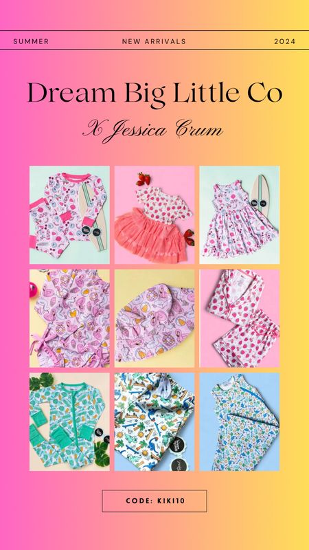 DBLC x Jessica Crum
Use code KIKI10 for 10% off purchase
Dream big little co
Pajamas 
Play clothes 
Swim
Toddler pajamas 
Baby pajamas 
Baby swim
Toddler swim
Baby short set
Toddler shirt set
Baby boy outfit 
Baby girl outfit 
Toddler twirl dress
Toddler girl outfit 
Toddler boy outfit 
Summer collection 
Summer pajamas 
Pjs 
Mommy and me pajamas 
Mommy and mini pajamas 

#LTKBaby #LTKSwim #LTKKids