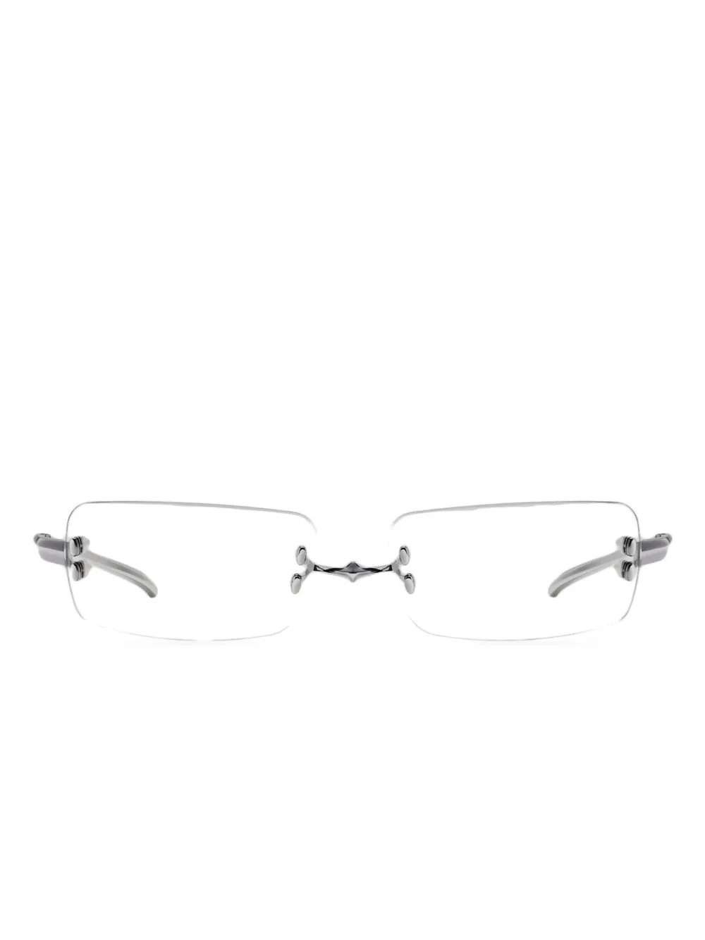 Gentle Monster Paranoyd 02 glasses - Silver | Farfetch Global