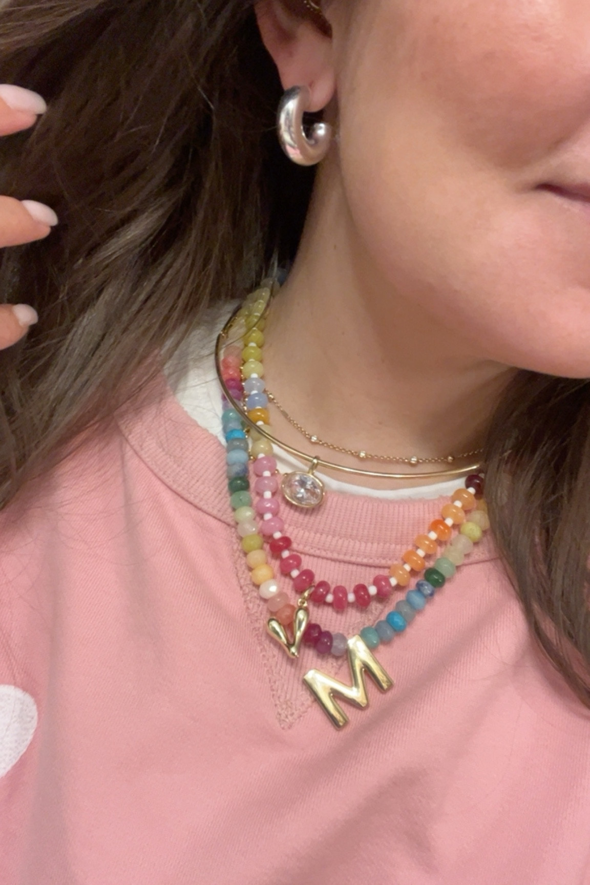 Jewels of the Day! Multicolored beaded necklaces 