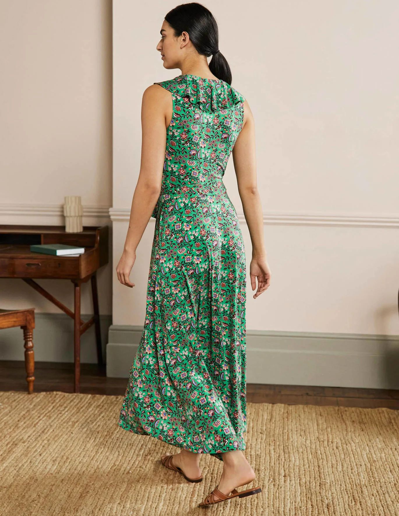 Saskia Wrap Jersey Maxi Dress | Boden (US)