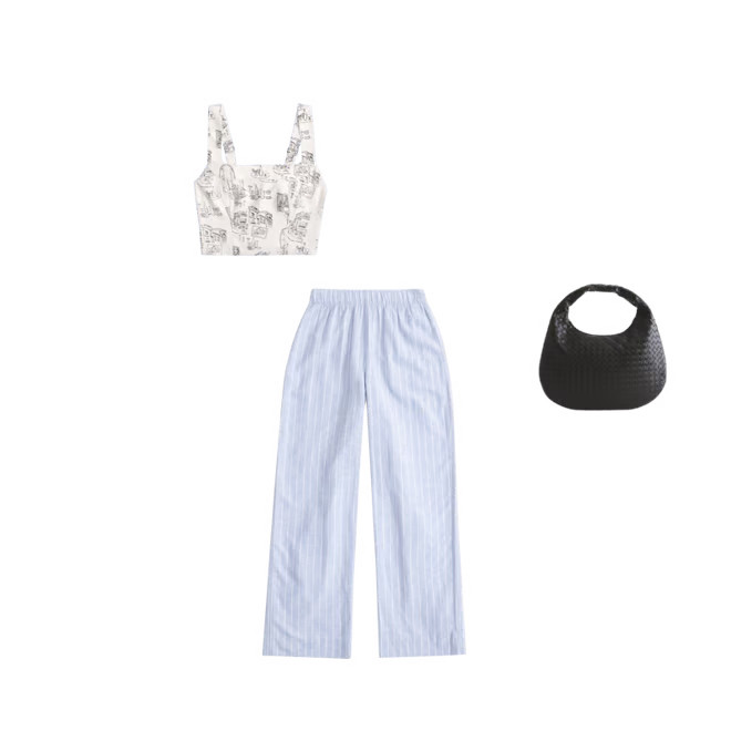 Linen-Blend Pull-On Pant | Abercrombie & Fitch (US)