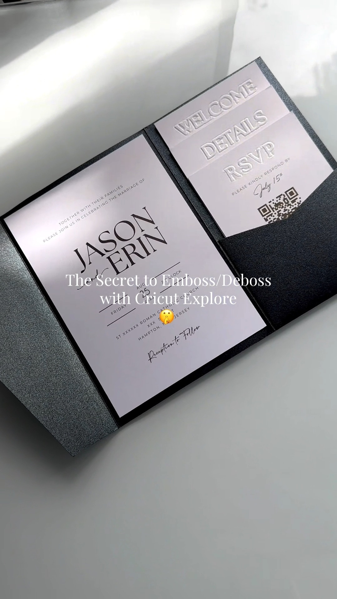 Emboss/Deboss with your Cricut Explore! ✨

#LTKWedding