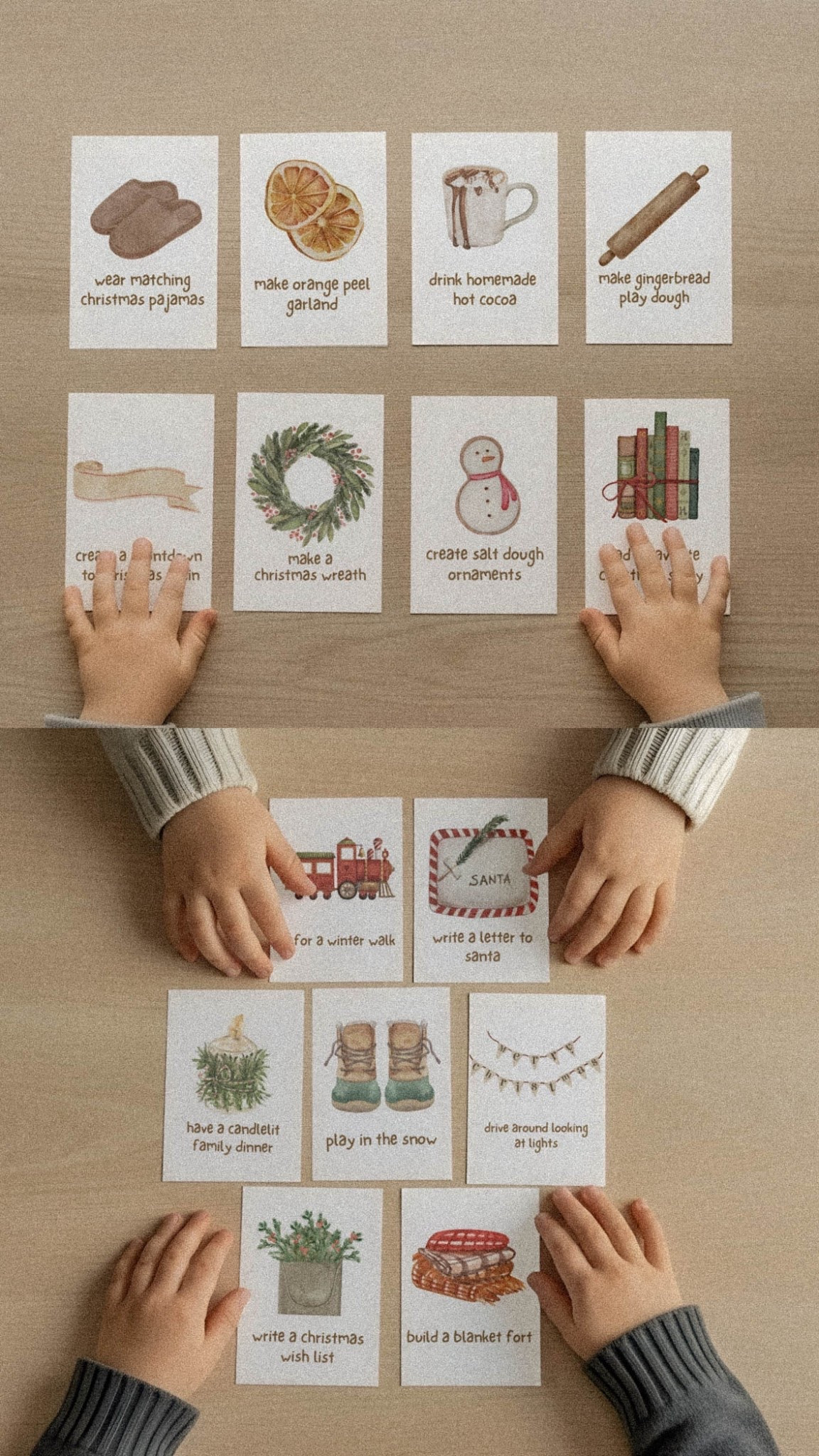 Homemade toddler/kid christmas advent calendar cards

#LTKKids #LTKHoliday #LTKmomlife