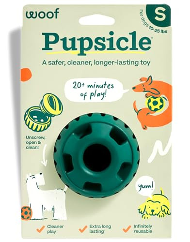 WOOF Pupsicle - Long-Lasting Interactive Dog Toy to Keep Your Pup Busy and Distracted - Safe for Dogs - Low-Mess Design - Dog Toys for Small Dogs 10-25 lbs | Amazon (US)