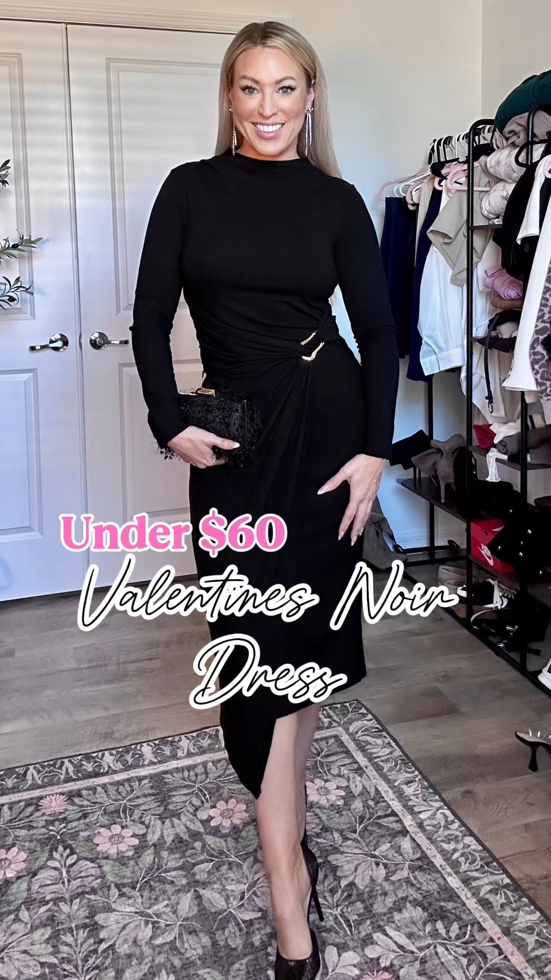 Elegant black Amazon midi dress—perfect for Valentine’s date night 🖤

✨ Under $60
✨ Classic black = timeless

➡️ Save this for date night inspo

#amazondress #valentinesoutfit #datenightlook #littleblackdress #amazonfashion #affordablefashion #ltkfinds


#LTKValentine #LTKootd #LTKOver40