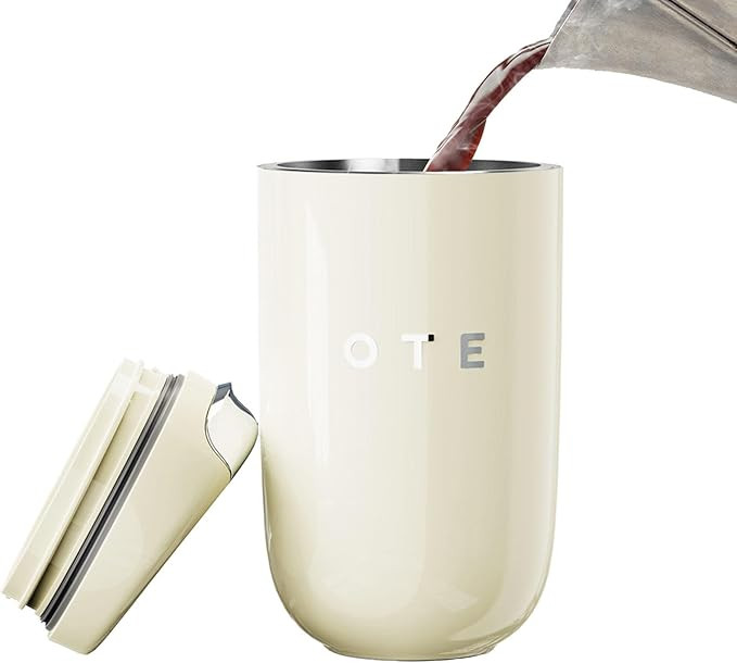 OTE Coffee Cup Travel Mug 12 OZ Leakproof, Keep Ice & Hot Personal Coffee Cup, 350 ML Vacuum Insu... | Amazon (US)