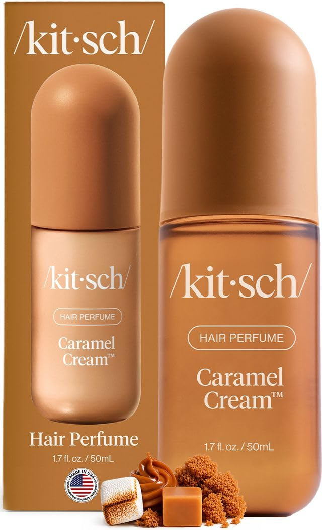 Kitsch Hair Perfume for Women – Hair Spray & Body Mist – Caramel Cream 50mL | Amazon (US)