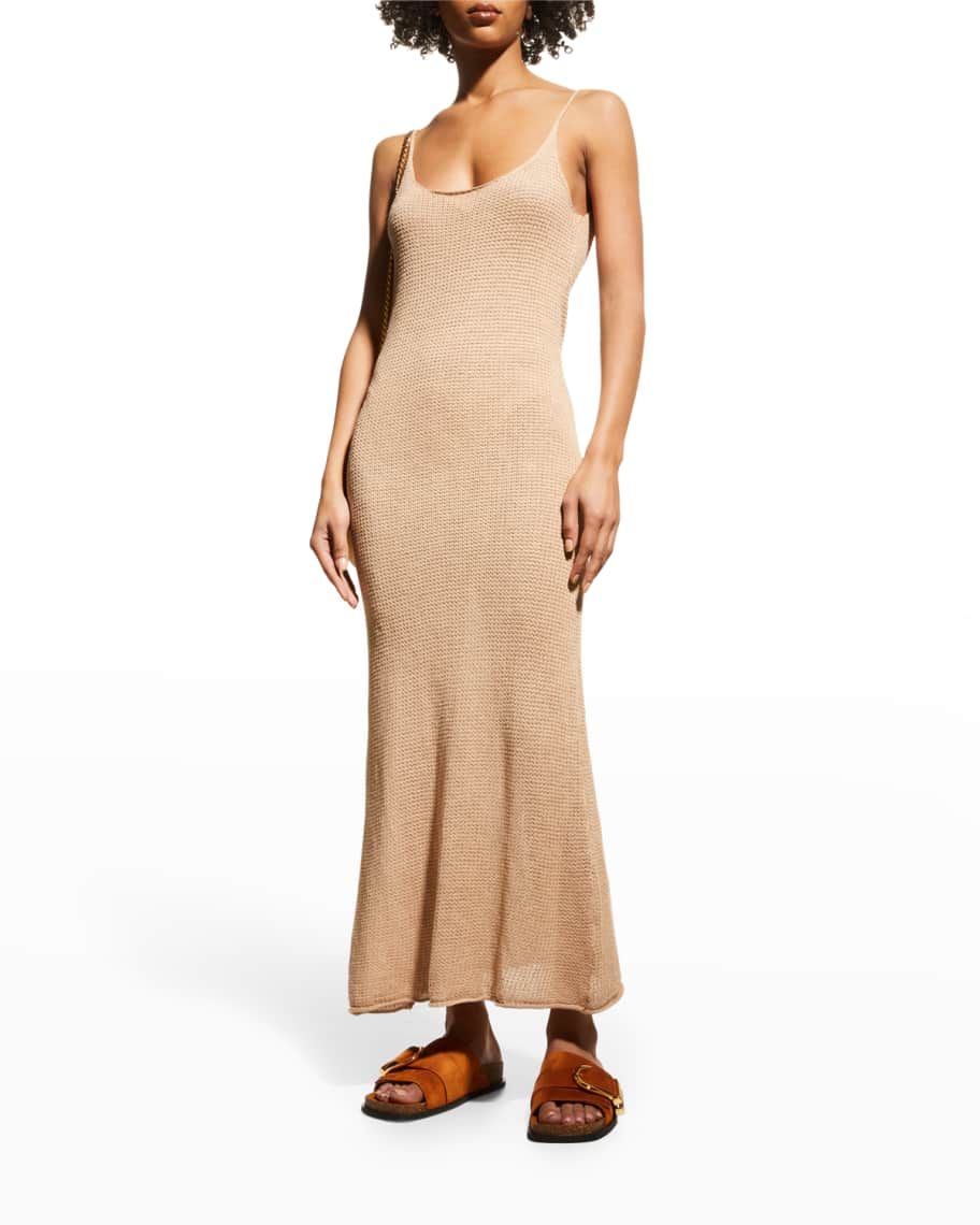 Onia Sleeveless Linen Sweater Maxi Dress | Neiman Marcus