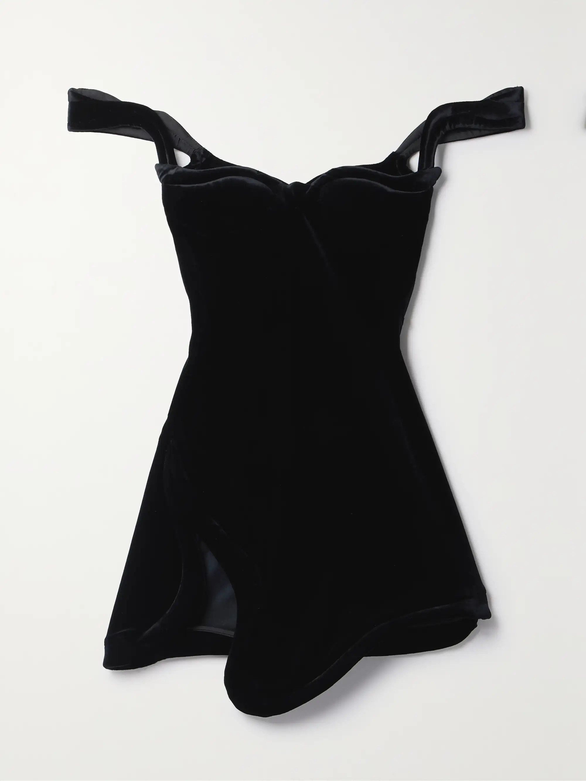 Velvet mini dress | NET-A-PORTER (US)