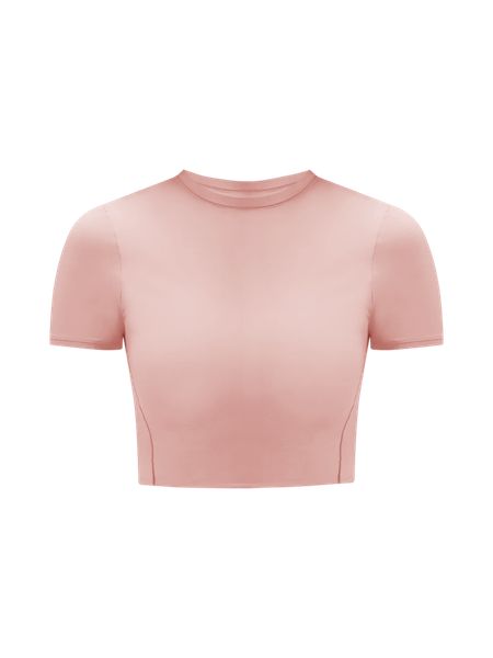 Wundermost Ultra-Soft Nulu Crewneck Cropped T-Shirt | Women's Short Sleeve Shirts & Tee's | lulul... | lululemon (CA)
