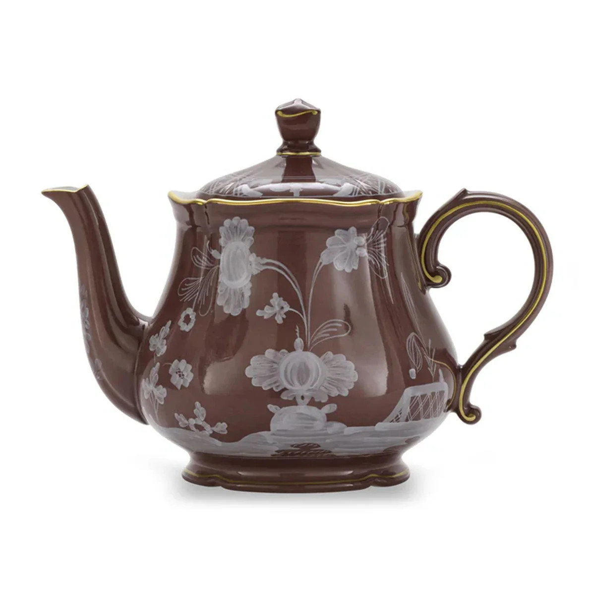 Oriente Italiano Teapot With Cover For 6 in Castagna | Over The Moon