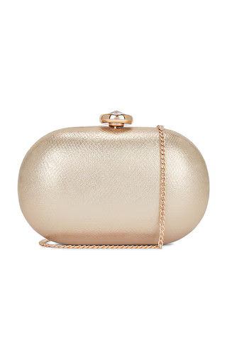 Marta Metallic Clutch in Gold | Revolve Clothing (Global)