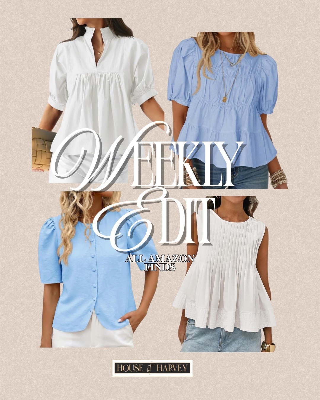 WEEKLY EDIT-this week it's all about softer layers, woven textures, and easy pieces that feel relaxed in the best way. Lightweight knits, easy denim, and simple outfit formulas feel right for coffee walks, salty air, and slower summer evenings. I found some amazing pieces all from Amazon that are under $100 and embody this style vibe! All of these tops are so chic. Linked⬆️

#Itkcreator #Itkfinds #Itkwatchnow #summer #summerfashion #summeroutfits #nantucket #amazon #amazonfinds

#LTKgrwm #LTKootd #LTKSeasonal