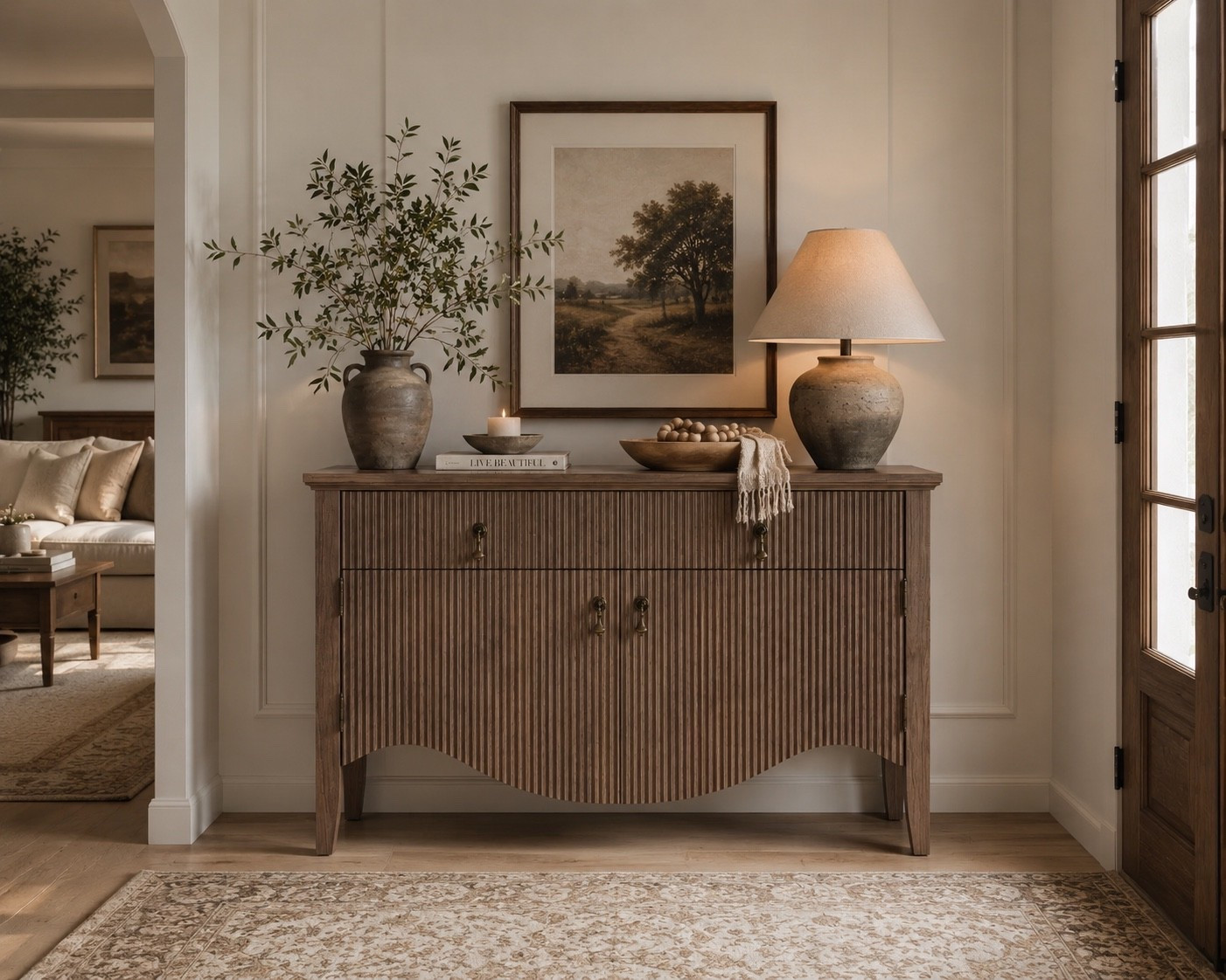 This sideboard looks like Arhaus, but is from Wayfair and is on sale for $200. It has really good reviews as well!

#LTKSaleAlert #LTKHome