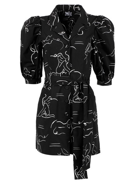 Casitas Dress, Nue Lines Black | The Webster