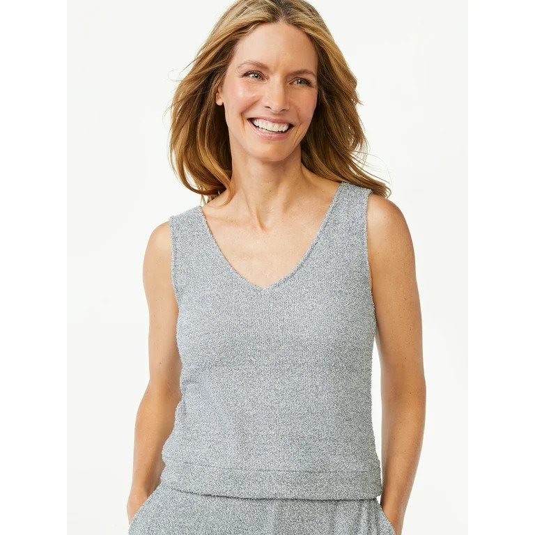 Joyspun Women’s and Women’s Plus Chenille Tank Top, Sizes up to 3X - Walmart.com | Walmart (US)
