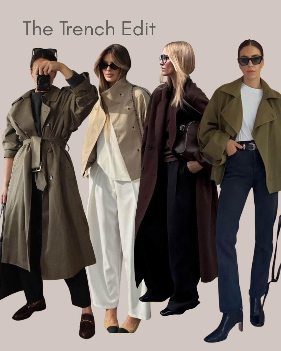 The trench coat is the ultimate in-between-season staple; lightweight, versatile and effortlessly polished, elevating everyday outfits while bridging the gap between mild layering and winter dressing.

Here are 4 trench coats worth investing in this season. I am not going to lie - I have every style! 

 #LTKaustralia #LTKstyletip #LTKautumn
