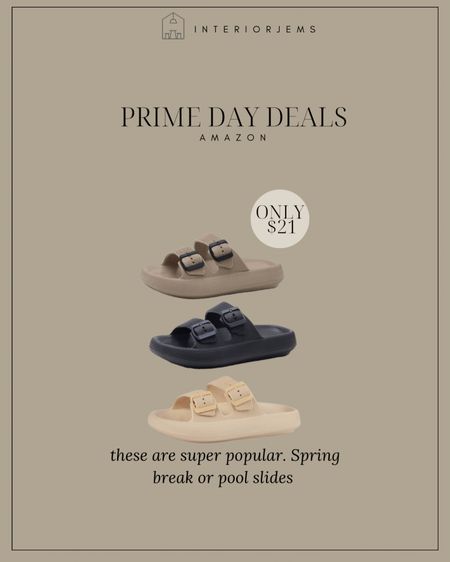 These super popular sandal slides are only $21 on sale for prime day, they come in so many different fun colors. Love the slight platform. Women, shoes, women’s sandals, summer shoes.

#LTKsalealert #LTKbeauty #LTKstyletip