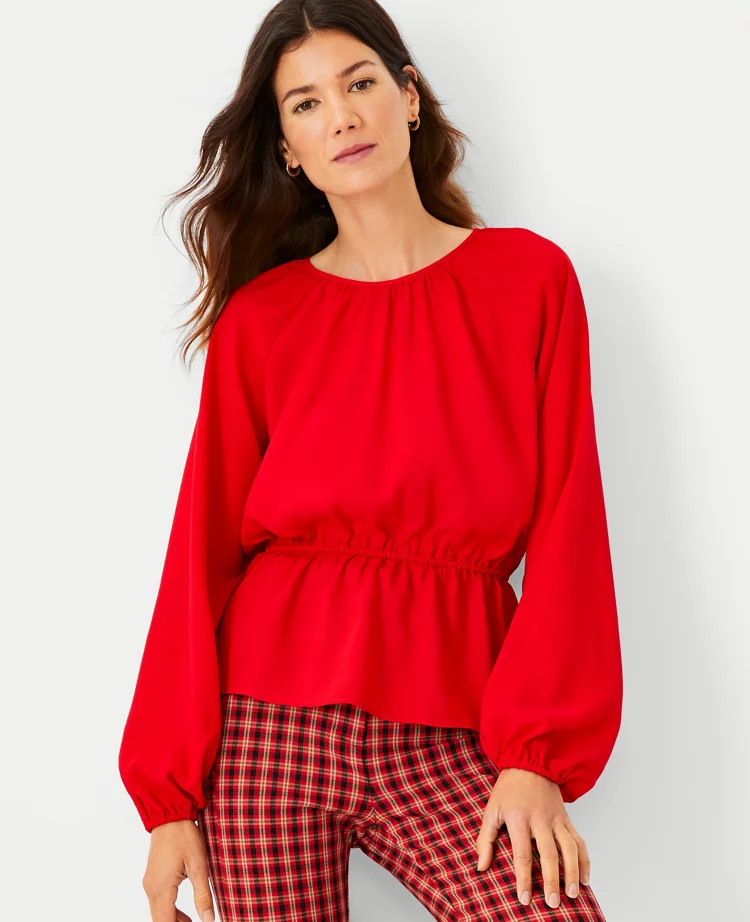 Cinched Waist Top | Ann Taylor (US)
