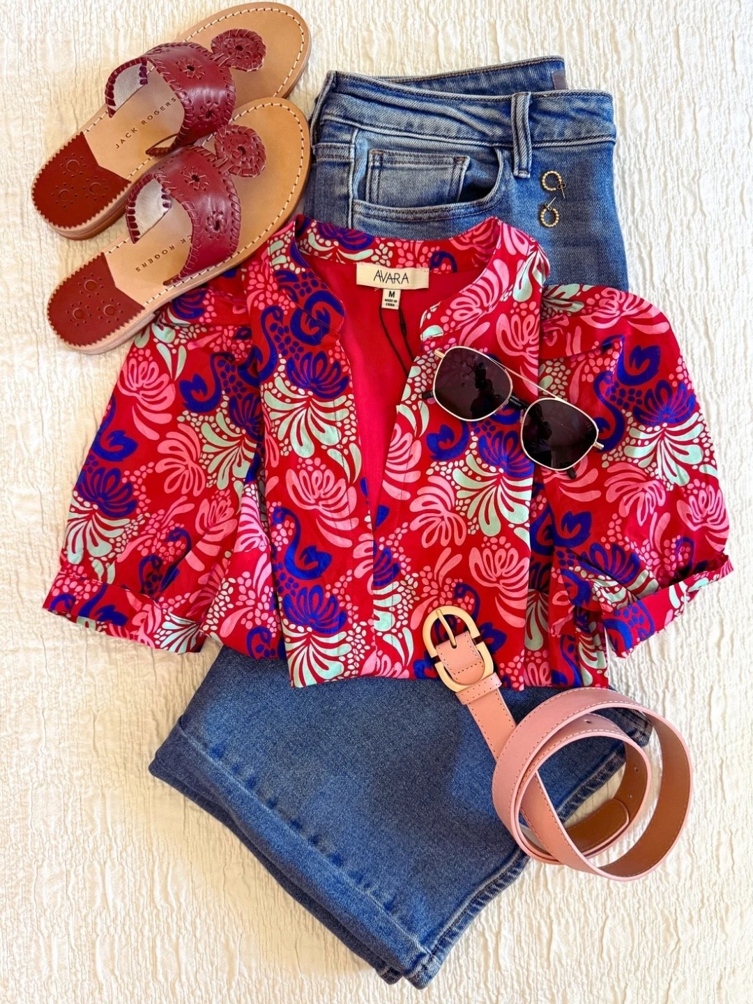 Love the COLORS and patterns in this Avara x @nashvilletash collection. Great job, Tash!:-) The pink belt is 🤌🏻

#LTKOver40 #LTKgrwm #LTKootd