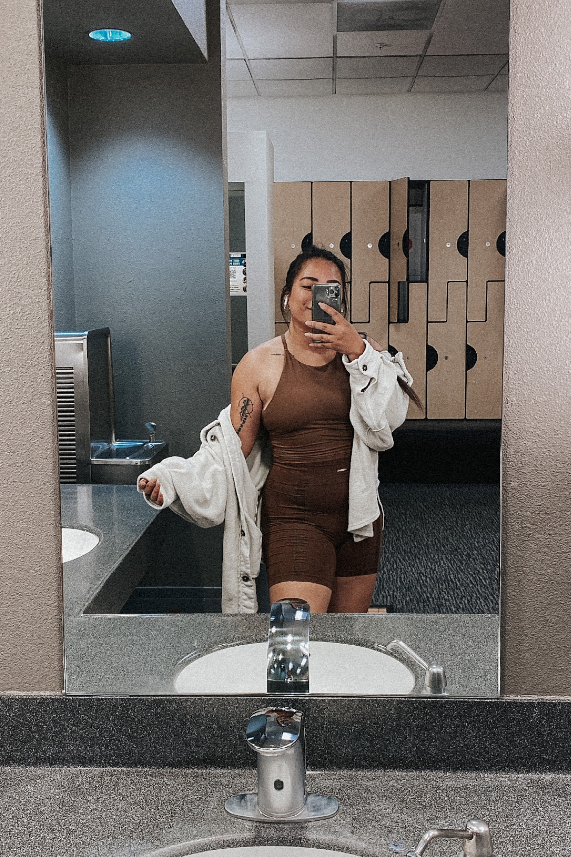 All brown neutral gym outfit 🤎

#LTKunder50 #LTKxNSale #LTKFitness