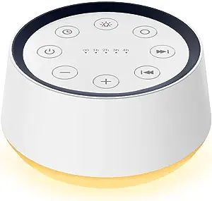 Sound Machine with 30 Soothing Sounds 12 Colors Night Light White Noise Machine for Adults Baby K... | Amazon (US)