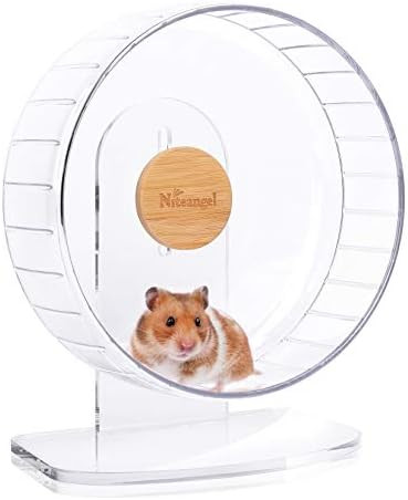 Niteangel Super-Silent Hamster Exercise Wheels - Quiet Spinner Hamster Running Wheels with Adjust... | Amazon (US)