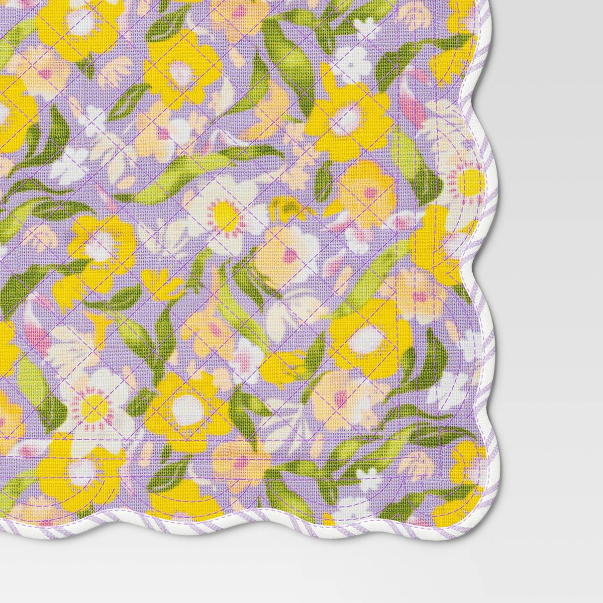 Reversible Purple Striped Table Runner - Threshold™ | Target