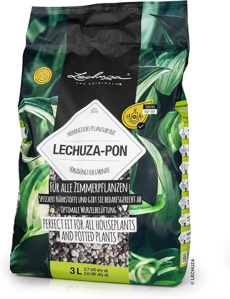 LECHUZA PON Peat-Free Houseplant Potting Mix for Indoor Plants, Cacti and Succulents Soil Potting... | Amazon (US)