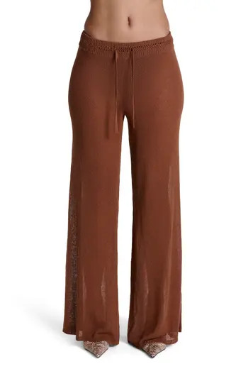 Naked Wardrobe Oversize Wide Leg Knit Pants in Pecan Brown at Nordstrom Rack, Size Small | Nordstrom Rack