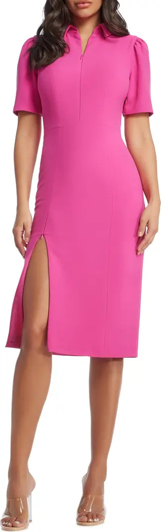 Gloria Front Zip Sheath Dress | Nordstrom