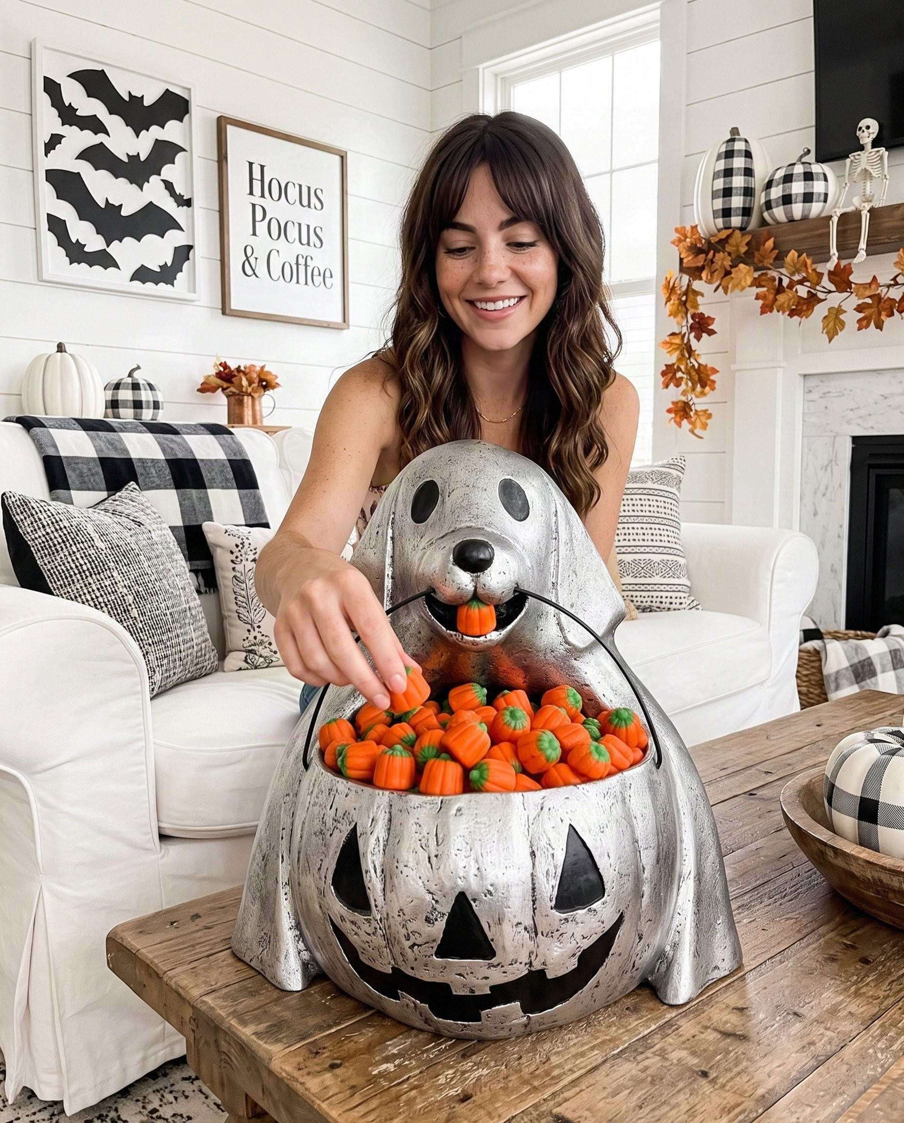 Doug the Ghost Dog Halloween Candy Bowl 
BUY HERE: https://bit.ly/4rt9kxG

#candybowl #HalloweenCandy #Halloween2026 #HalloweenDecorIdeas  #halloweenishere #halloweendecorating #halloweendecorations #CommissionsEarned 

 #LTKfoodie #LTKSeasonal #LTKHome