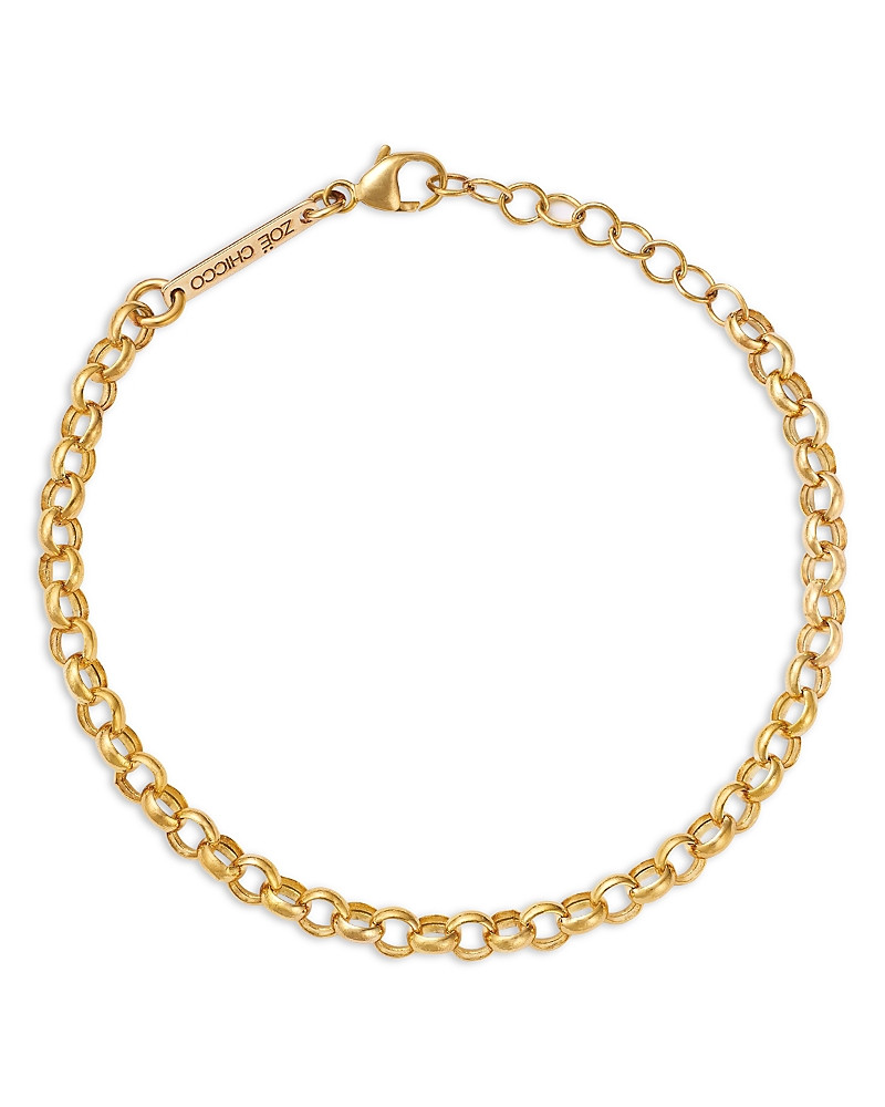 Zoe Chicco 14K Yellow Gold Heavy Metal Rolo Link Chain Bracelet | Bloomingdale's (US)