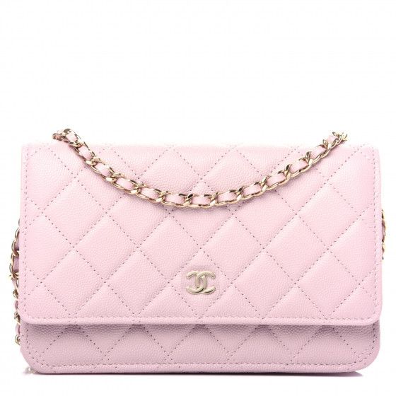 CHANEL

Caviar Quilted Wallet On Chain WOC Light Pink | Fashionphile