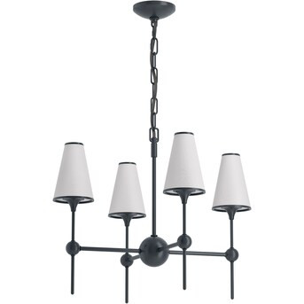 KOHLER Parohn 4-Light Gunmetal Traditional Damp Rated Chandelier | Lowe's