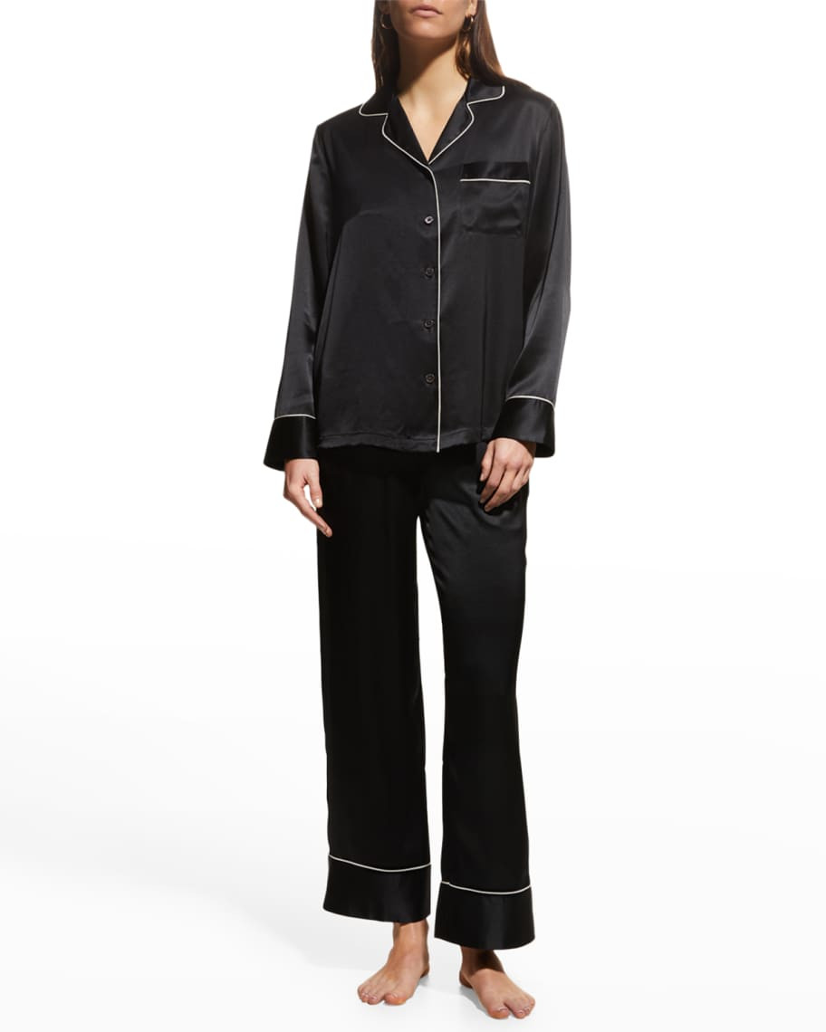 Neiman Marcus Long Silk Pajama Set | Neiman Marcus