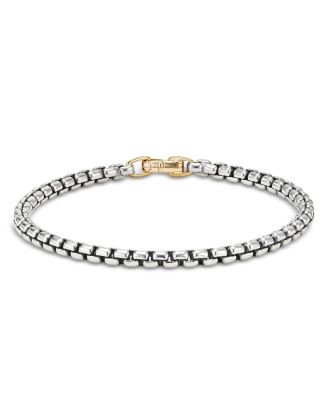 14K Yellow Gold & Sterling Silver Bel Aire Rounded Box Link Bracelet | Bloomingdale's (US)