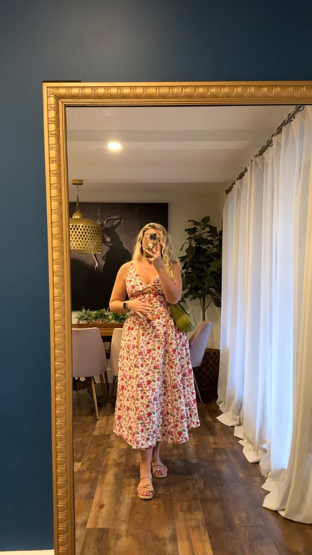 Off white floral dress with corset detail wearing a medium. Late summer, early fall dresses, date night outfits. 

 #LTKootd #LTKstorytime #LTKMidsize