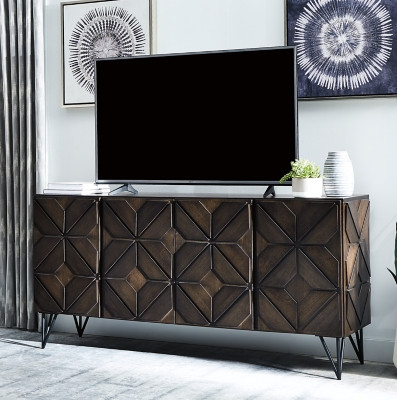 Chasinfield 72" TV Stand, Dark Brown | Ashley Homestore