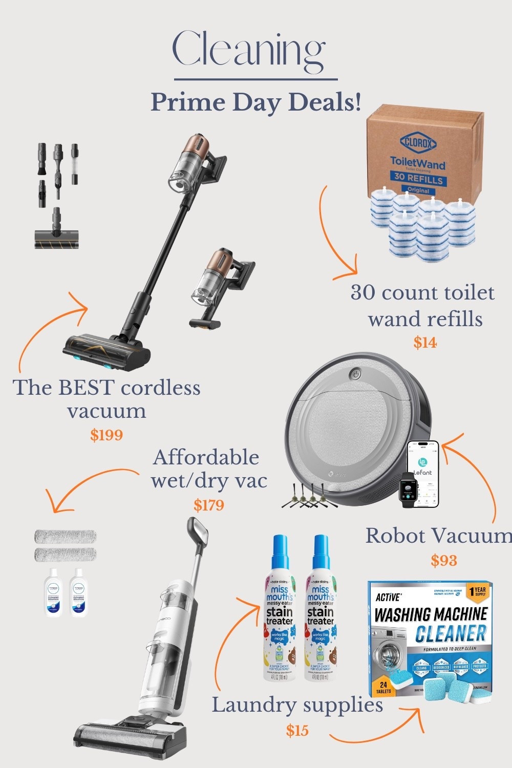 My absolute favorite cleaning appliances and products are on sale for Prime Day! This is the perfect time to stock up! @amazon

#ad #founditonamazon

#LTKSaleAlert #LTKFamily #LTKHome
