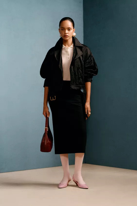 WILLY CHAVARRIA X ZARA WOOL BLEND PENCIL MIDI SKIRT | Zara UK