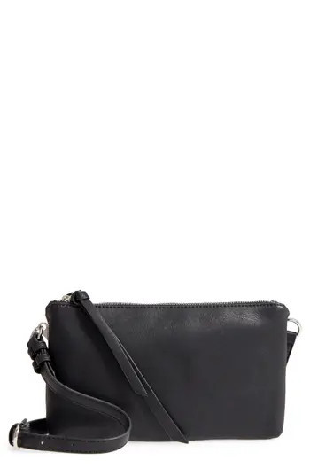 Chelsea28 Kia Double Zip Faux Leather Crossbody Bag - | Nordstrom